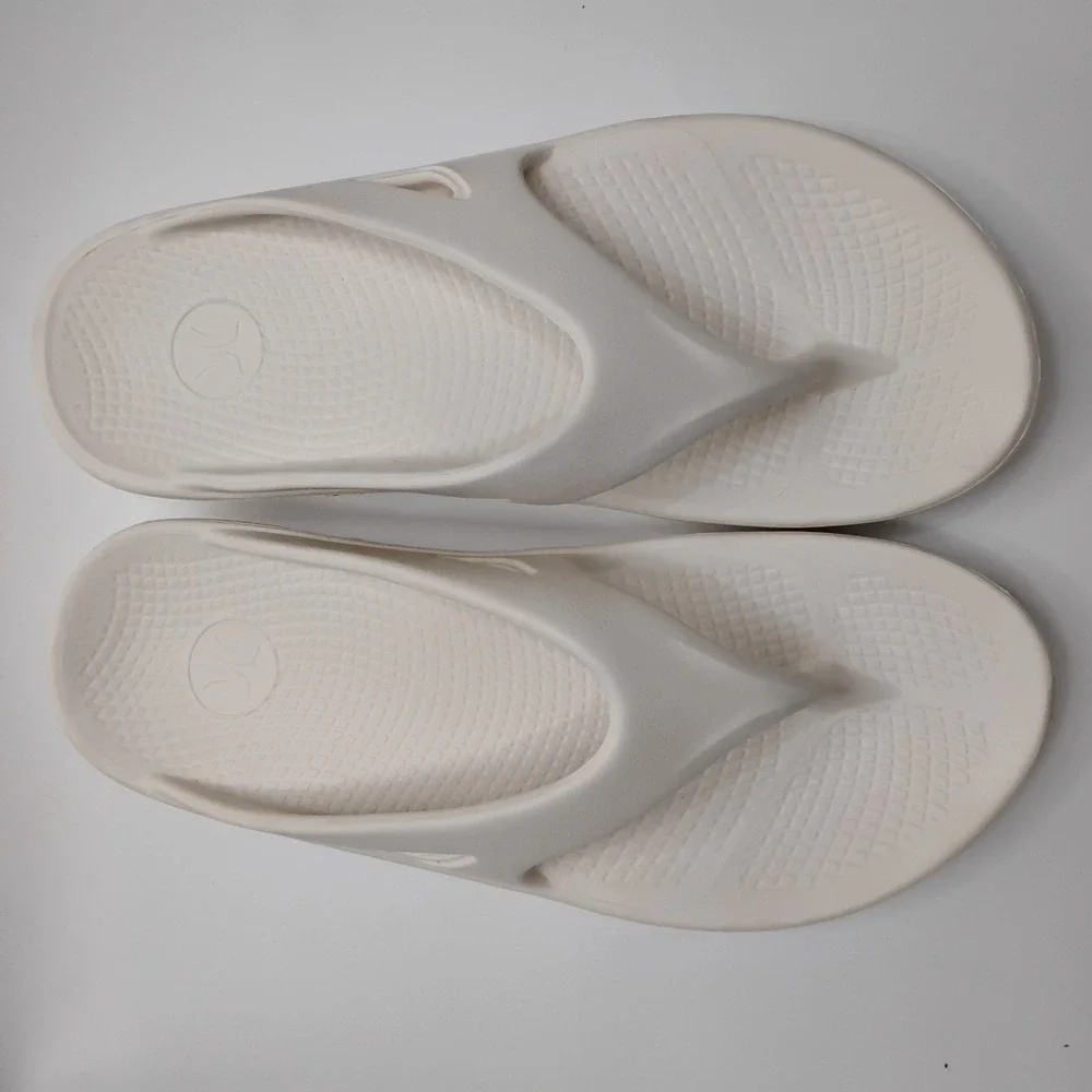 Hurley Injection Flip Flops Men's 10 White Comfort Sandals